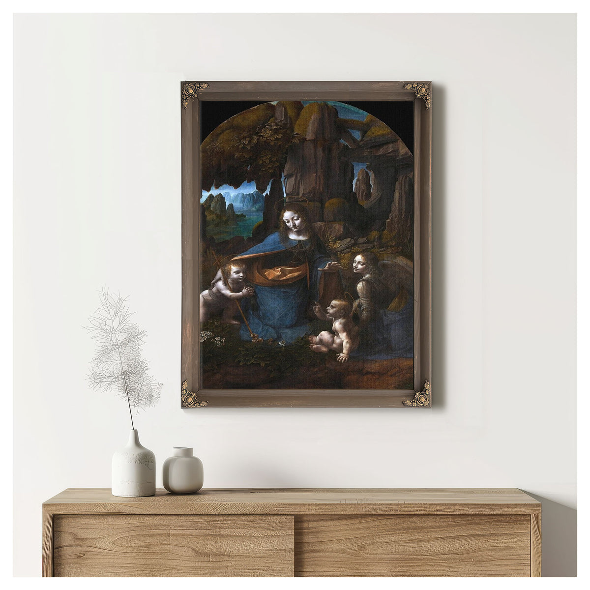 Virgin Of The Rocks By Leonardo Da Vinci