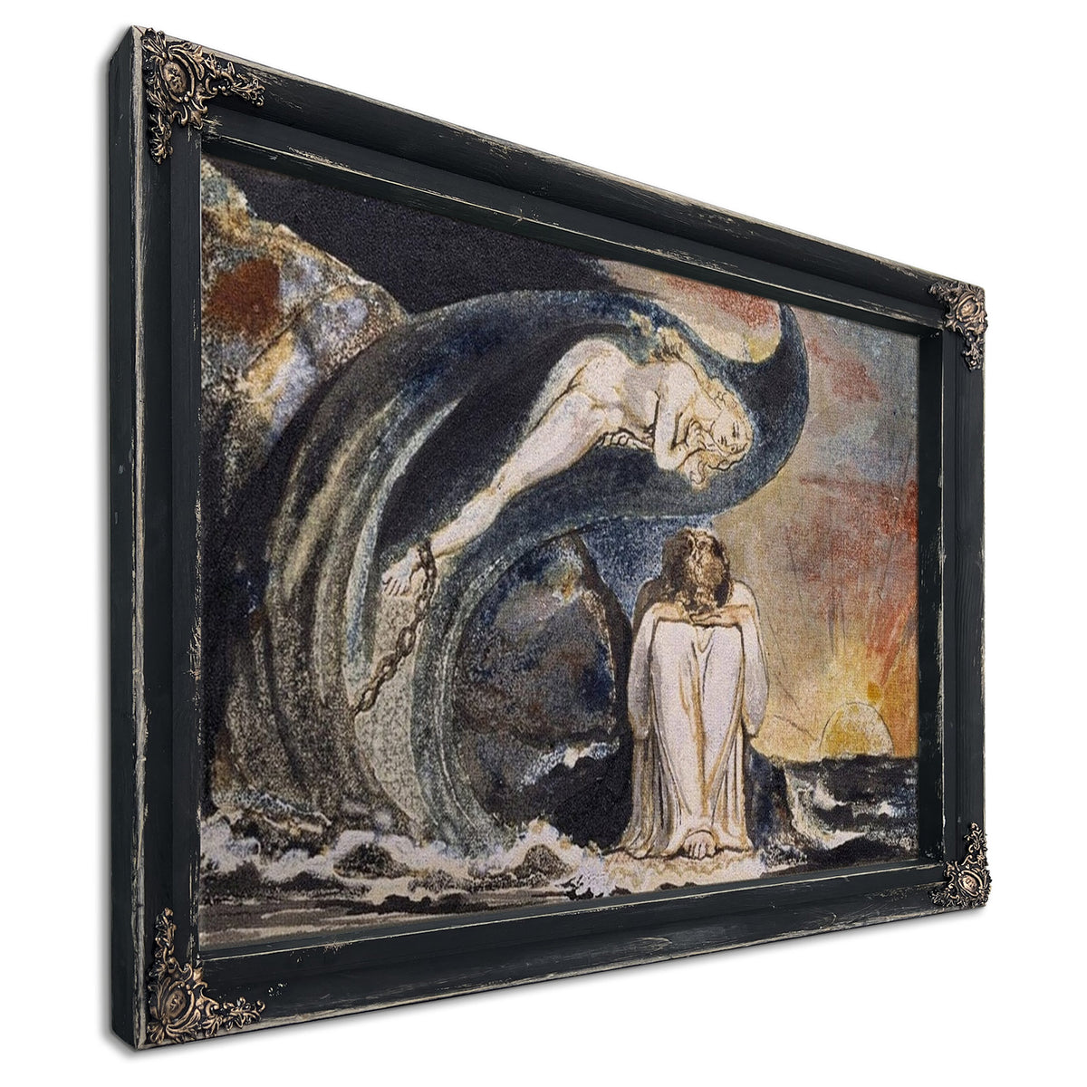 Visions Of The Daughters Of Albion Plate 4 1795 75X115Mm Etching And Watercolor By William Blake