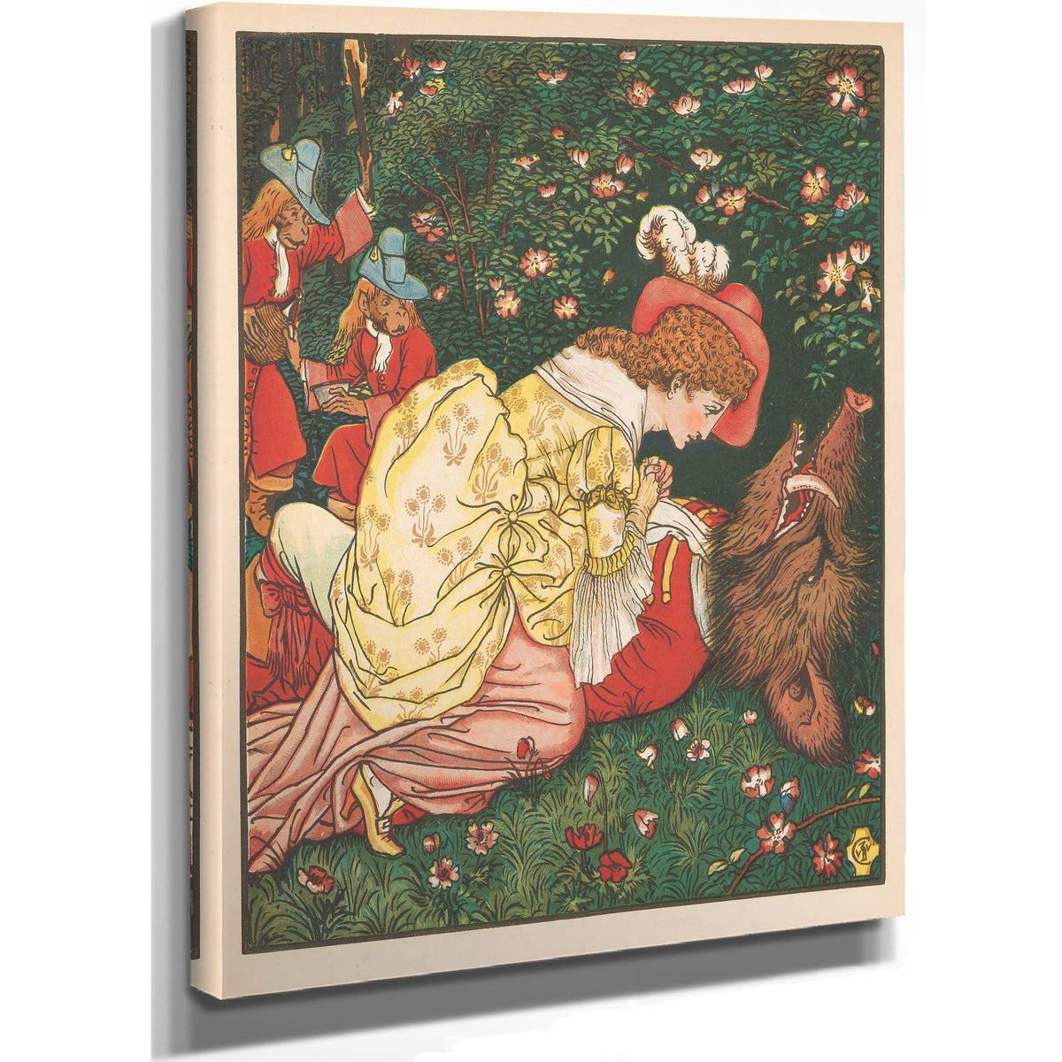 Beauty the Beast Plate 05 1896 By Walter Crane