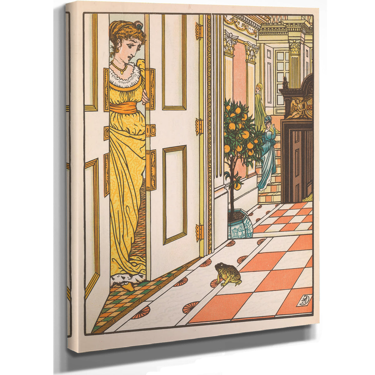 Beauty the Beast Plate 07 1896 By Walter Crane
