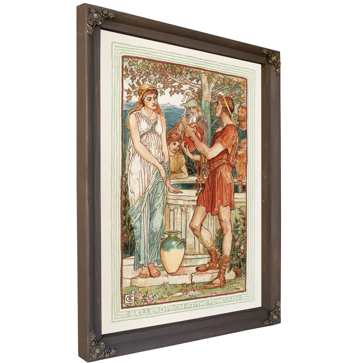 Bellerophon the Fountain 1893 By Walter Crane