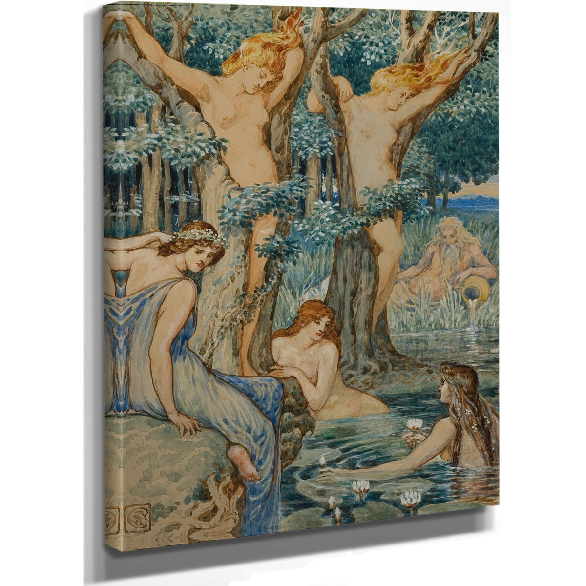 Nyads Dryads By Walter Crane