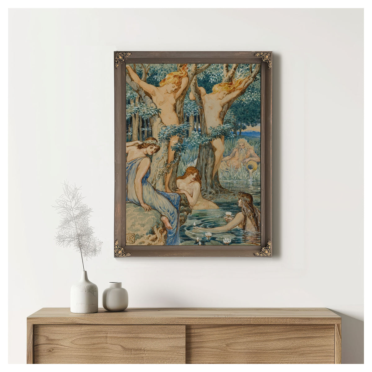 Nyads Dryads By Walter Crane