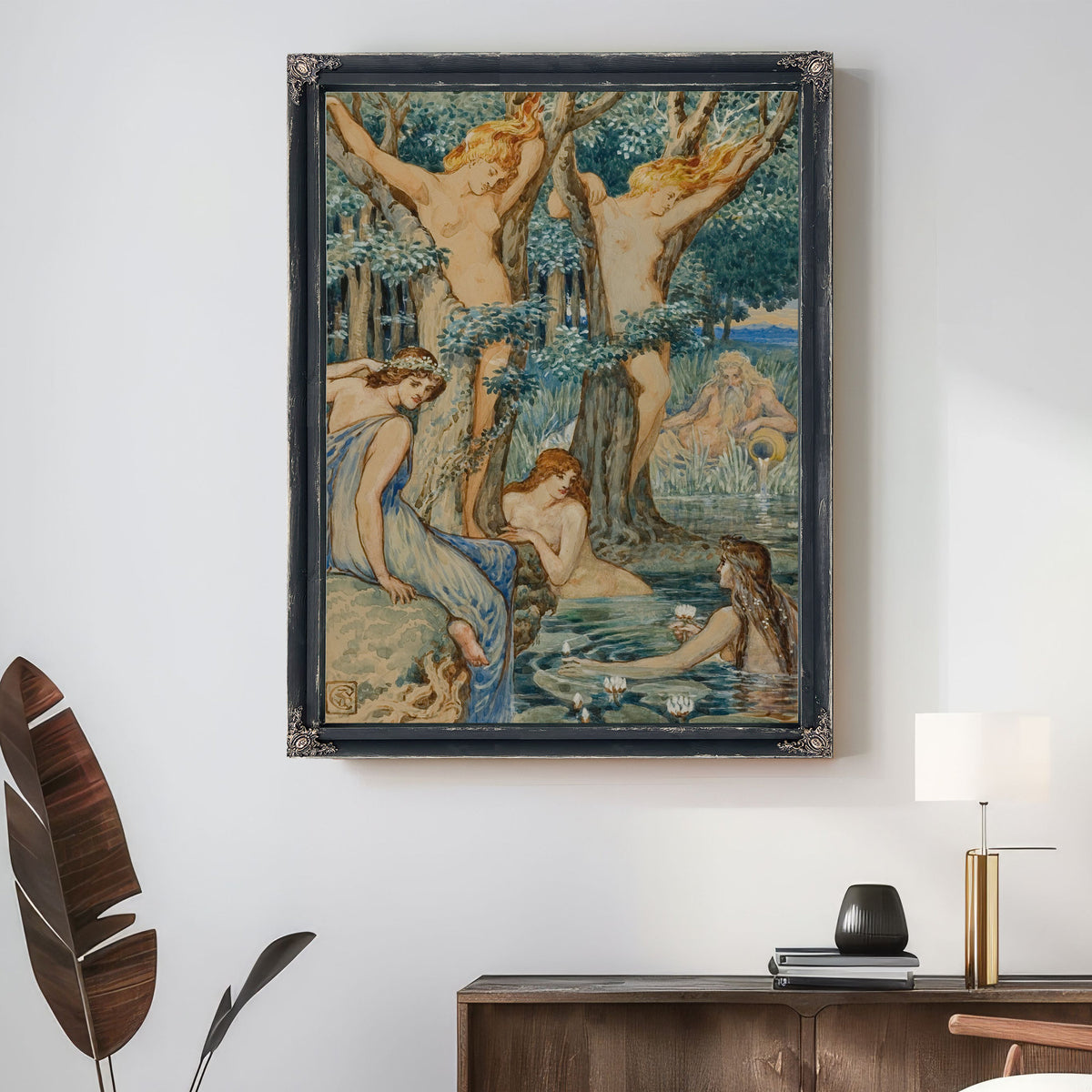 Nyads Dryads By Walter Crane