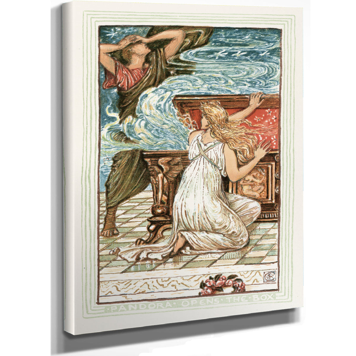 Pandora Opens Box 1893 02 By Walter Crane