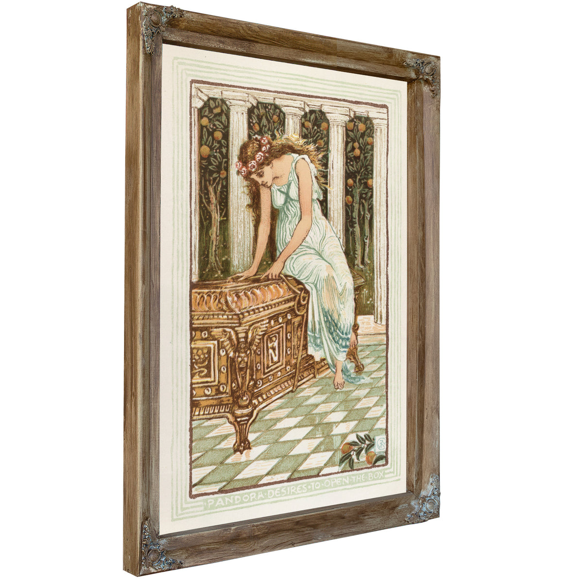 Pandora Opens Box 1893 By Walter Crane
