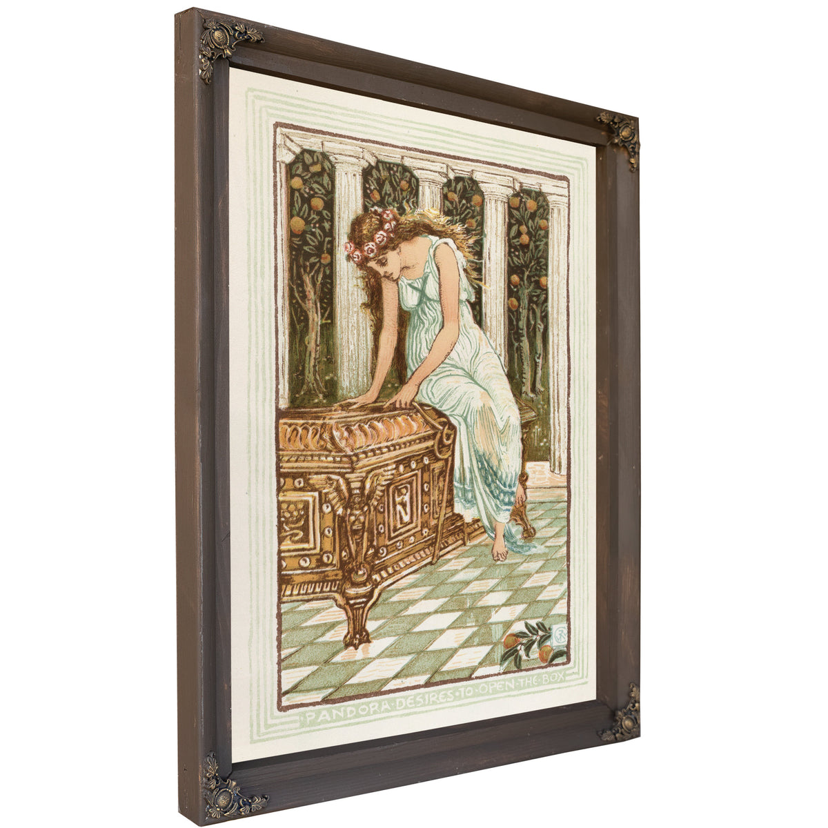 Pandora Opens Box 1893 By Walter Crane
