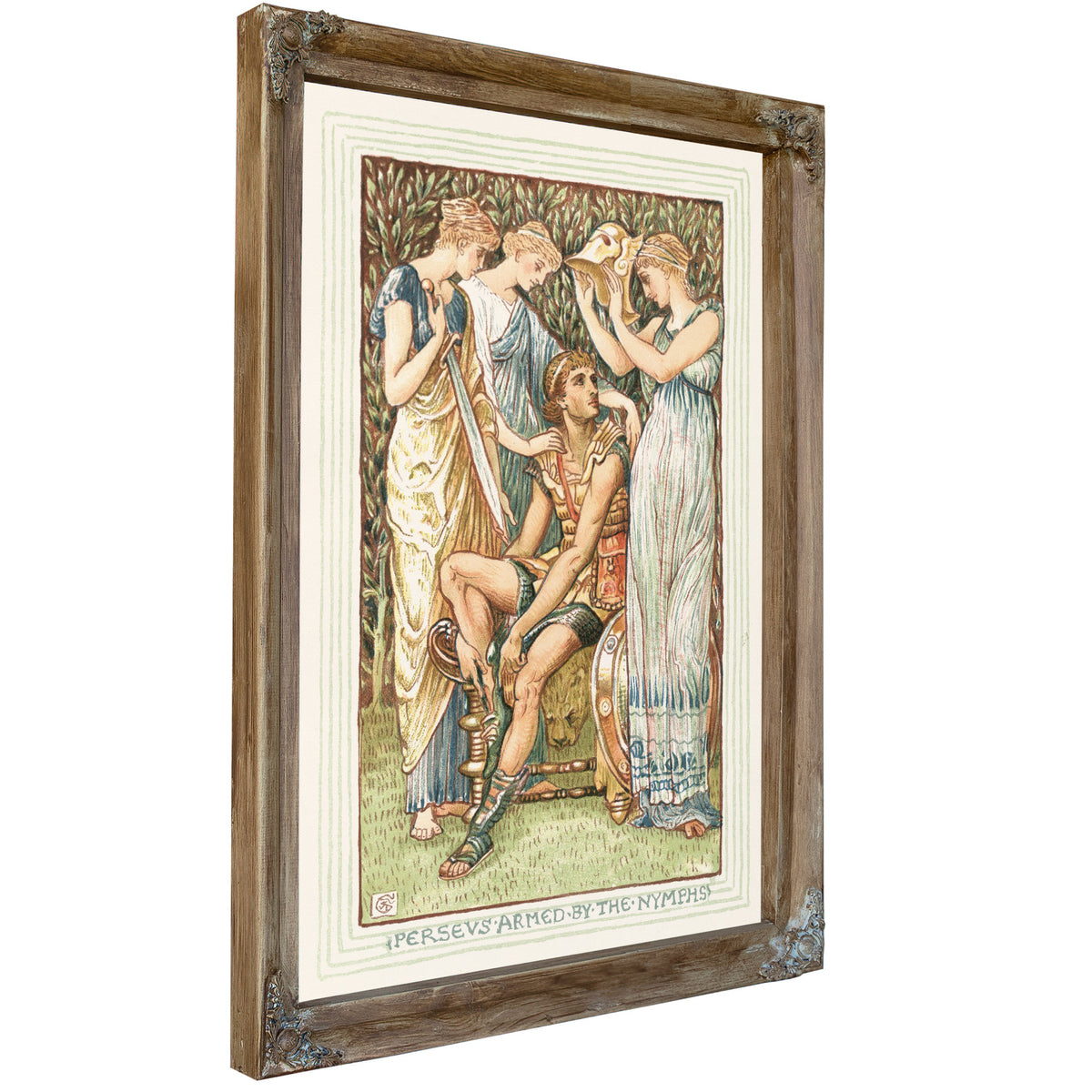 Perseus Armed the Nymphs 1893 By Walter Crane