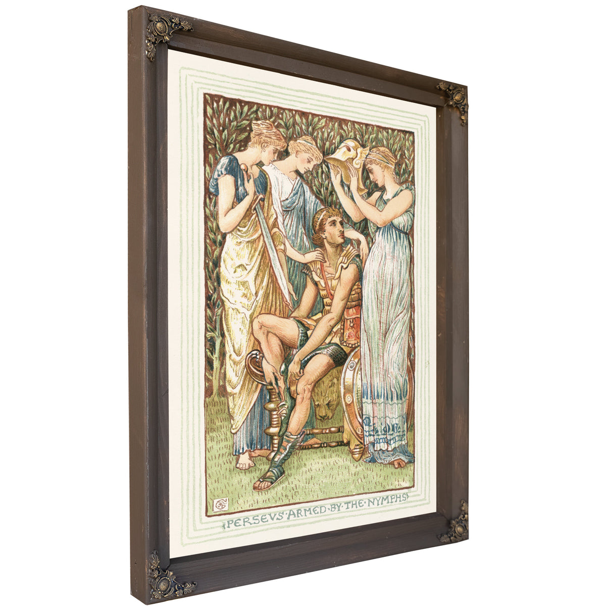 Perseus Armed the Nymphs 1893 By Walter Crane