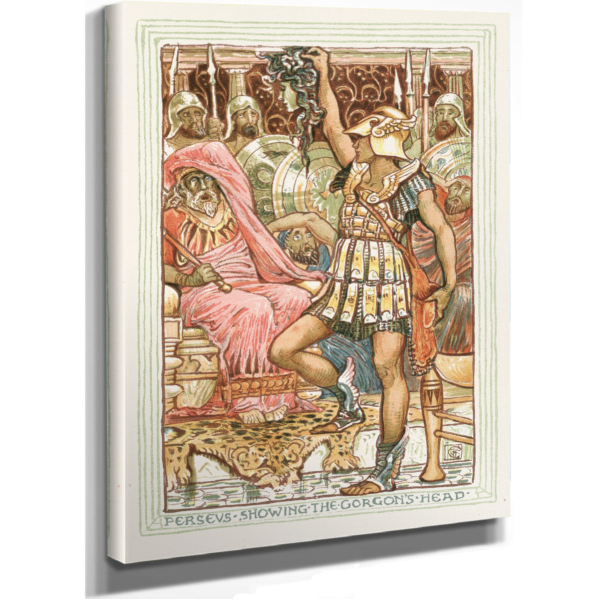 Perseus Showing Gorgons Head 1893 By Walter Crane