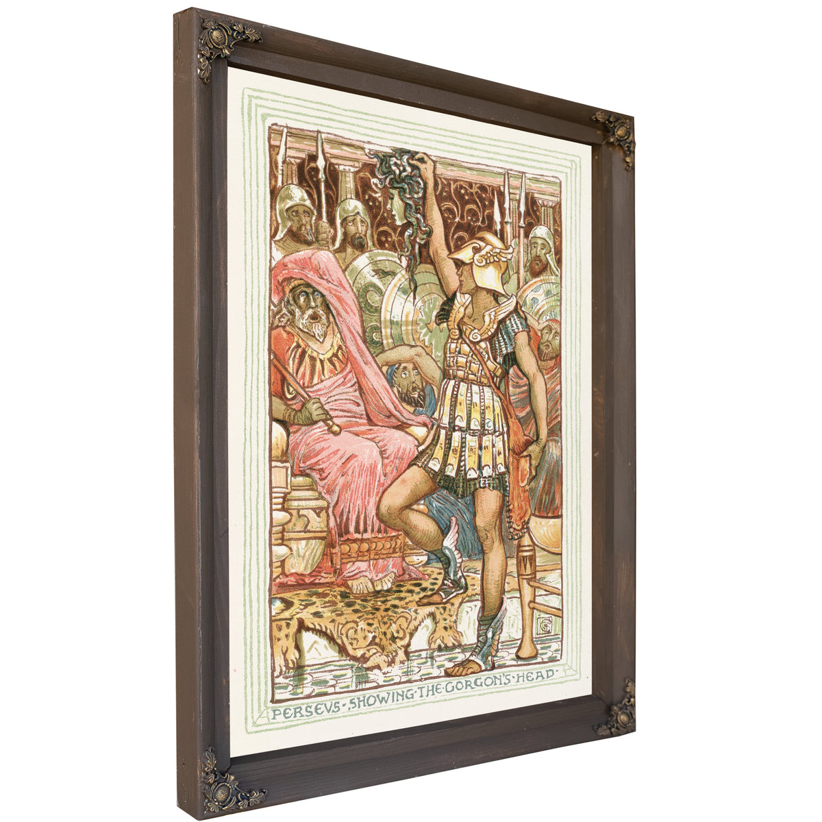 Perseus Showing Gorgons Head 1893 By Walter Crane