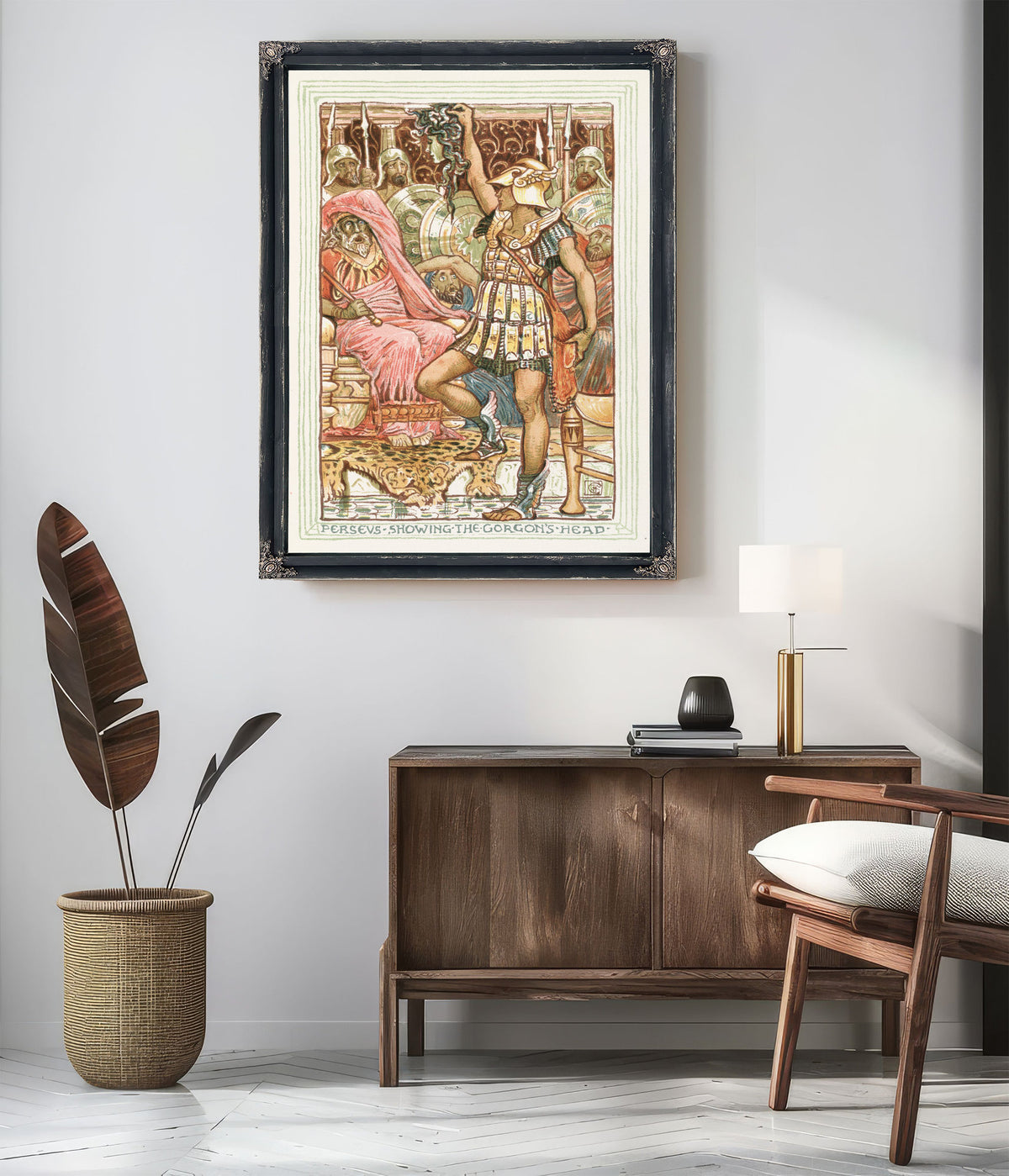 Perseus Showing Gorgons Head 1893 By Walter Crane