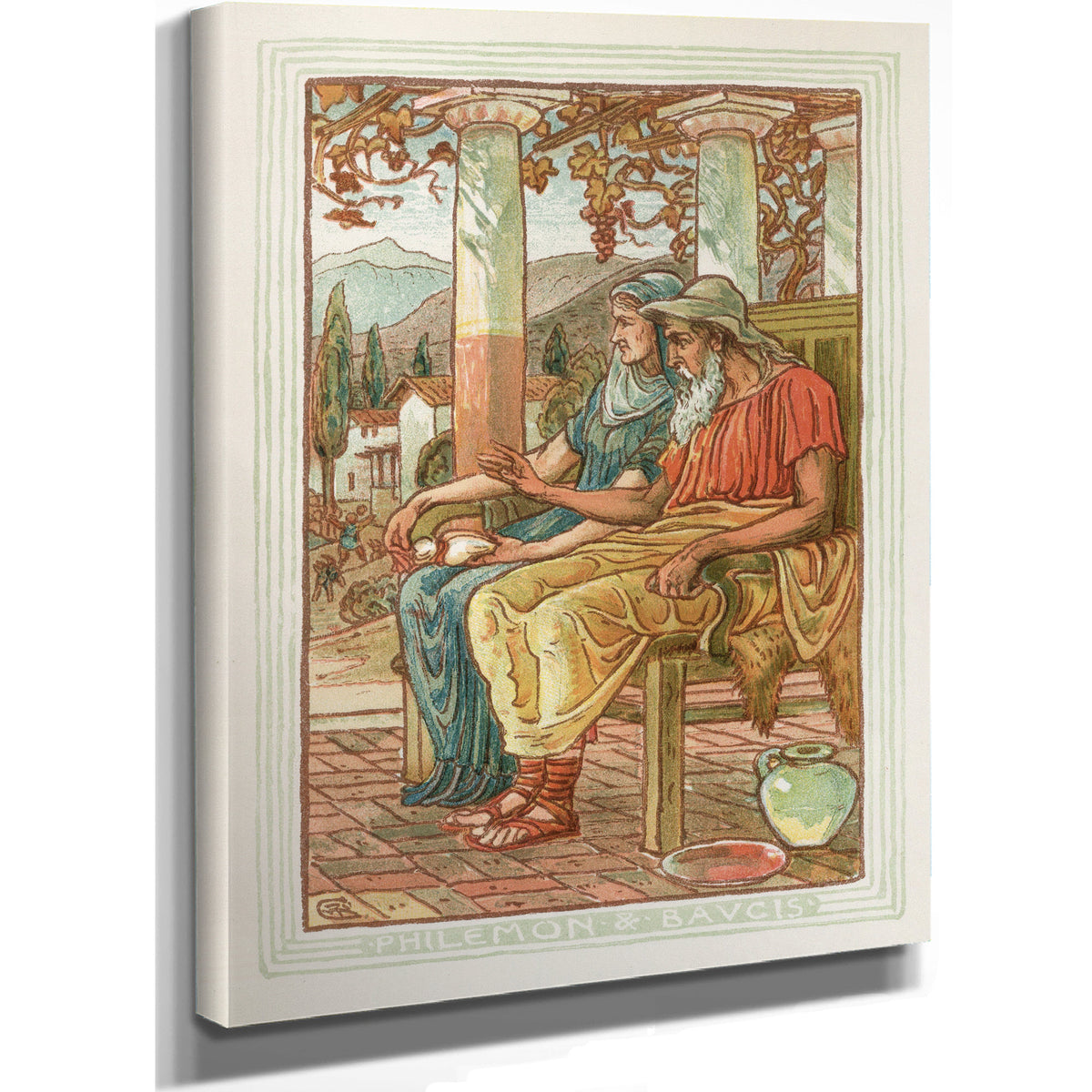 Philemon Baucis 1893 By Walter Crane