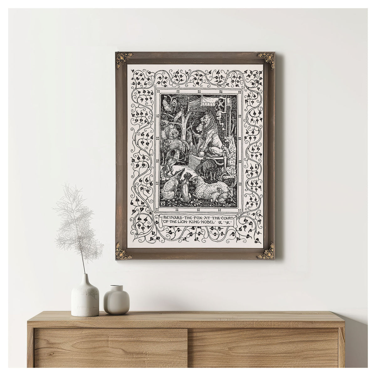 The History Reynard Fox 1894 By Walter Crane