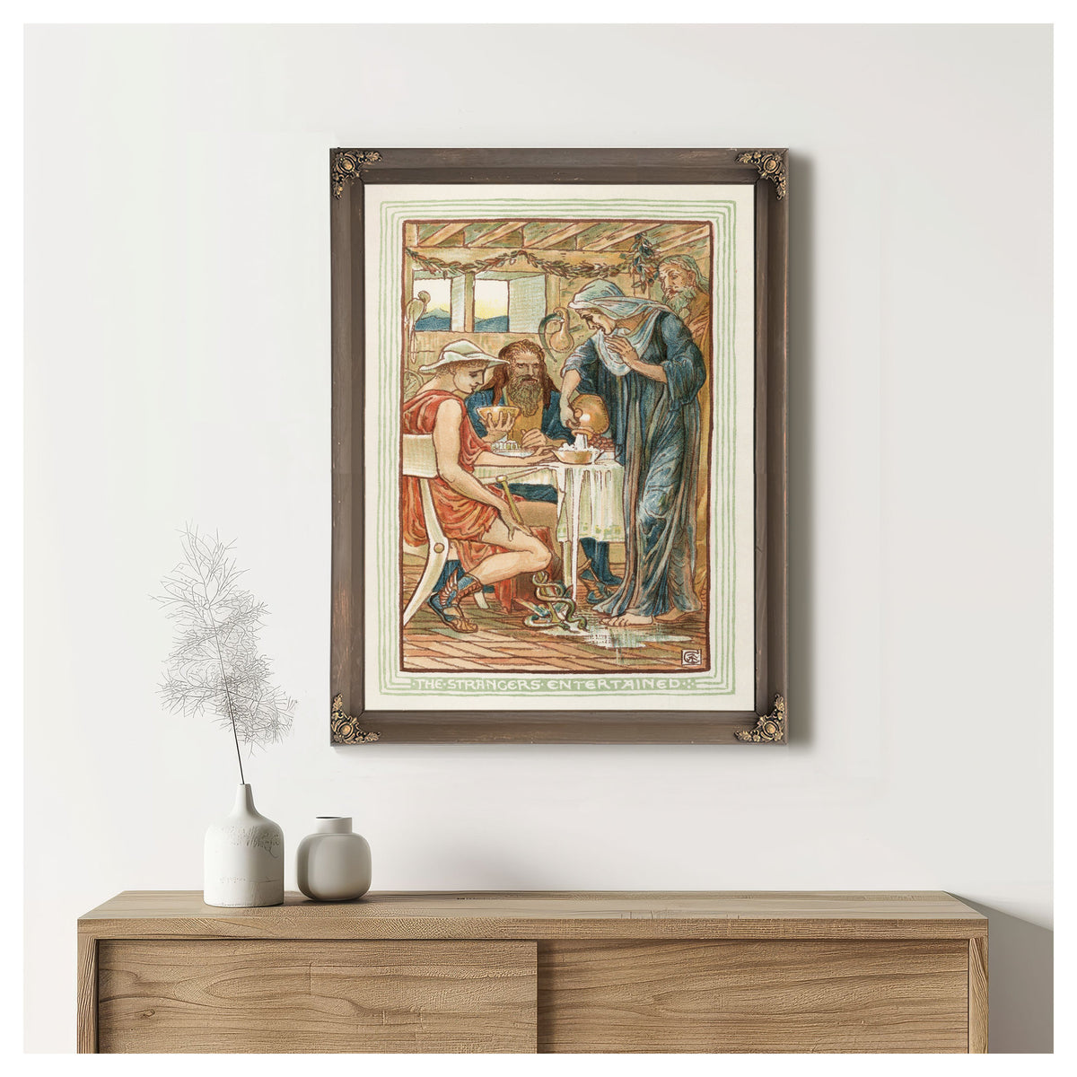 The Strangers Entertained 1893 By Walter Crane