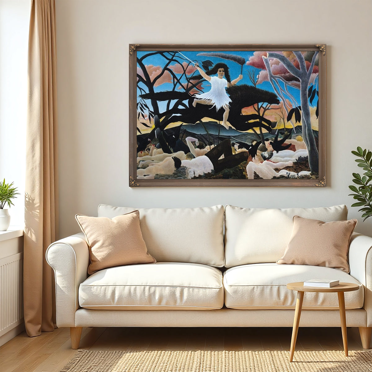 War, Or The Ride Of Discord By Henri Julien Felix Rousseau