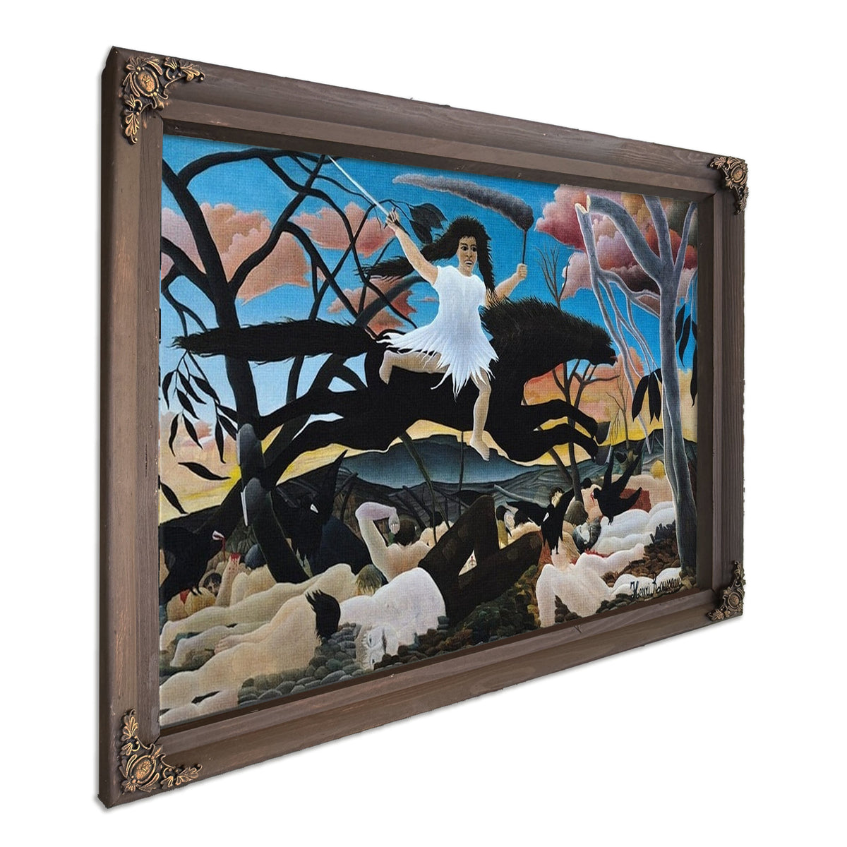 War, Or The Ride Of Discord By Henri Julien Felix Rousseau