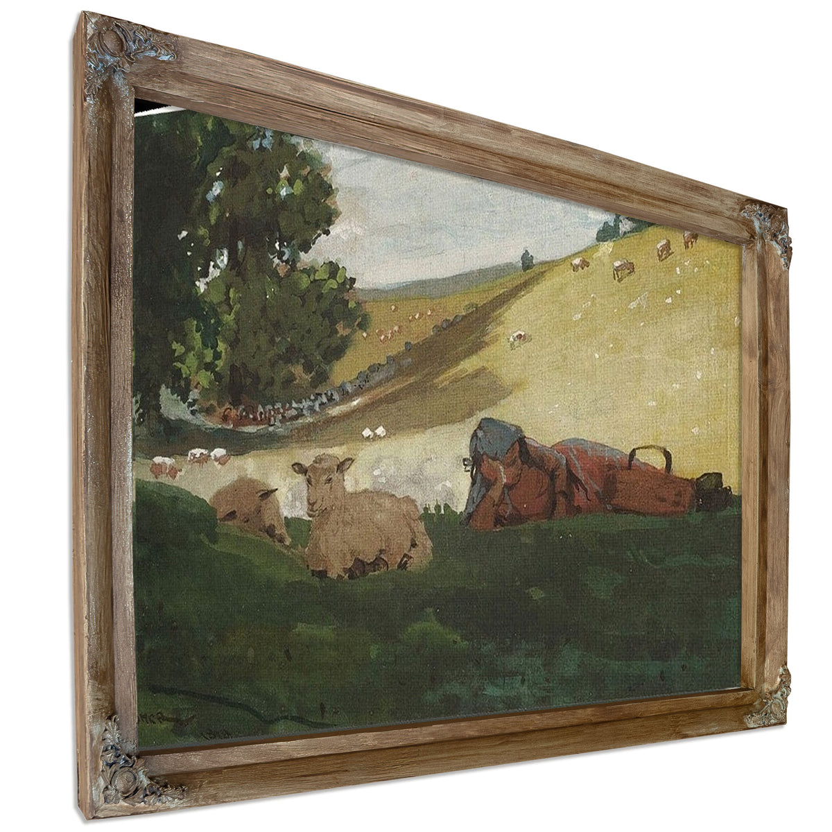 Warm Afternoon (Shepherdess) By Winslow Homer