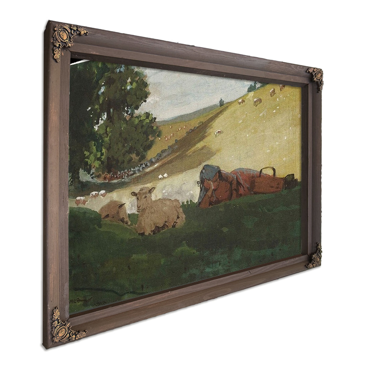 Warm Afternoon (Shepherdess) By Winslow Homer
