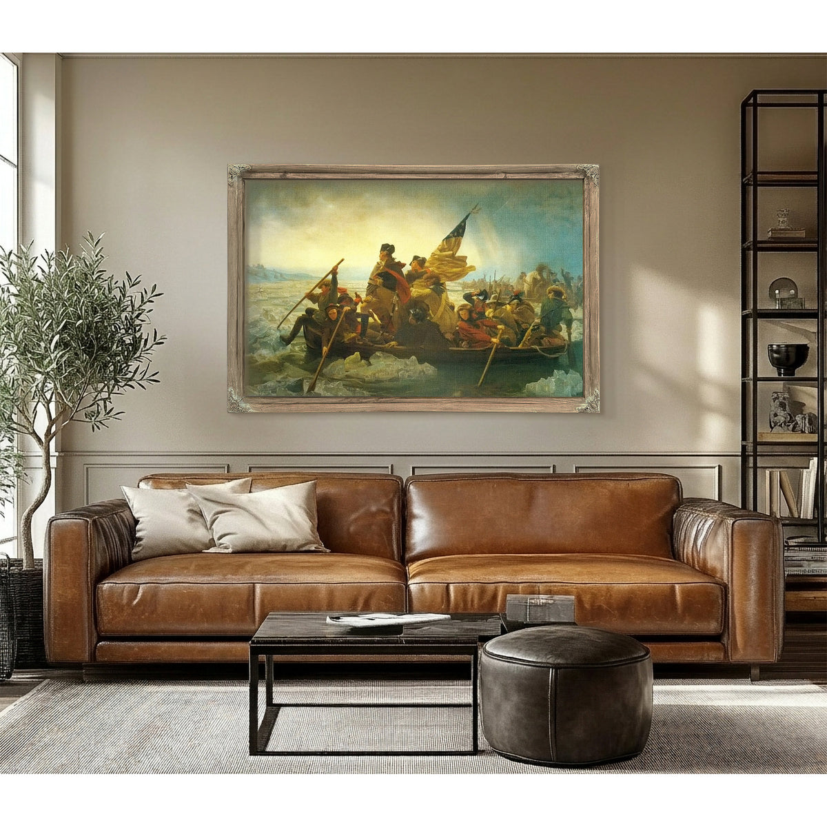 Washington Crossing The Delaware By Emanuel Leutze