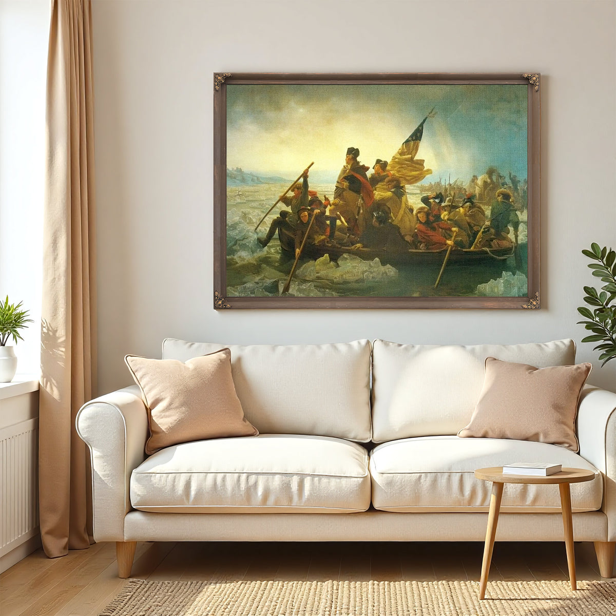 Washington Crossing The Delaware By Emanuel Leutze