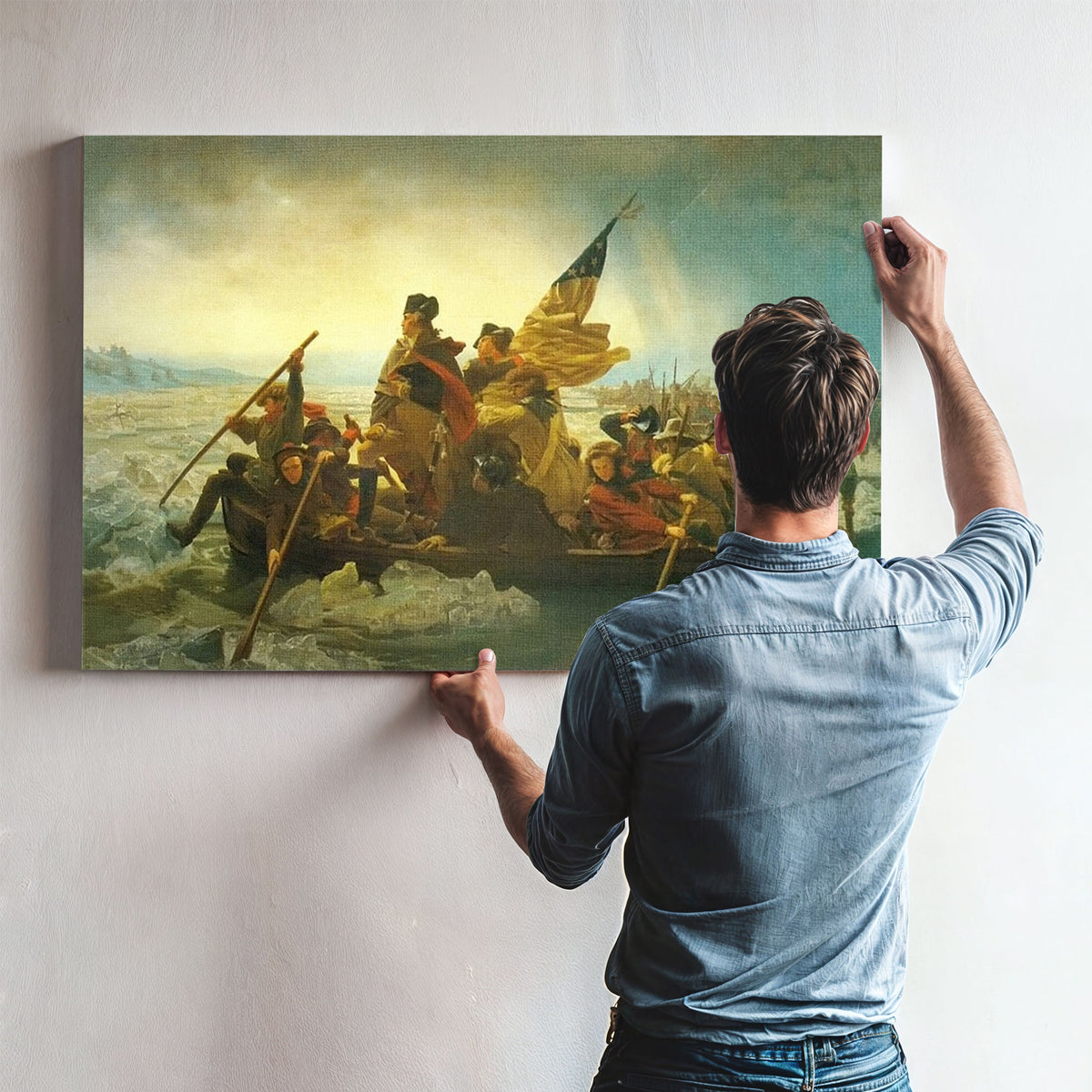 Washington Crossing The Delaware By Emanuel Leutze