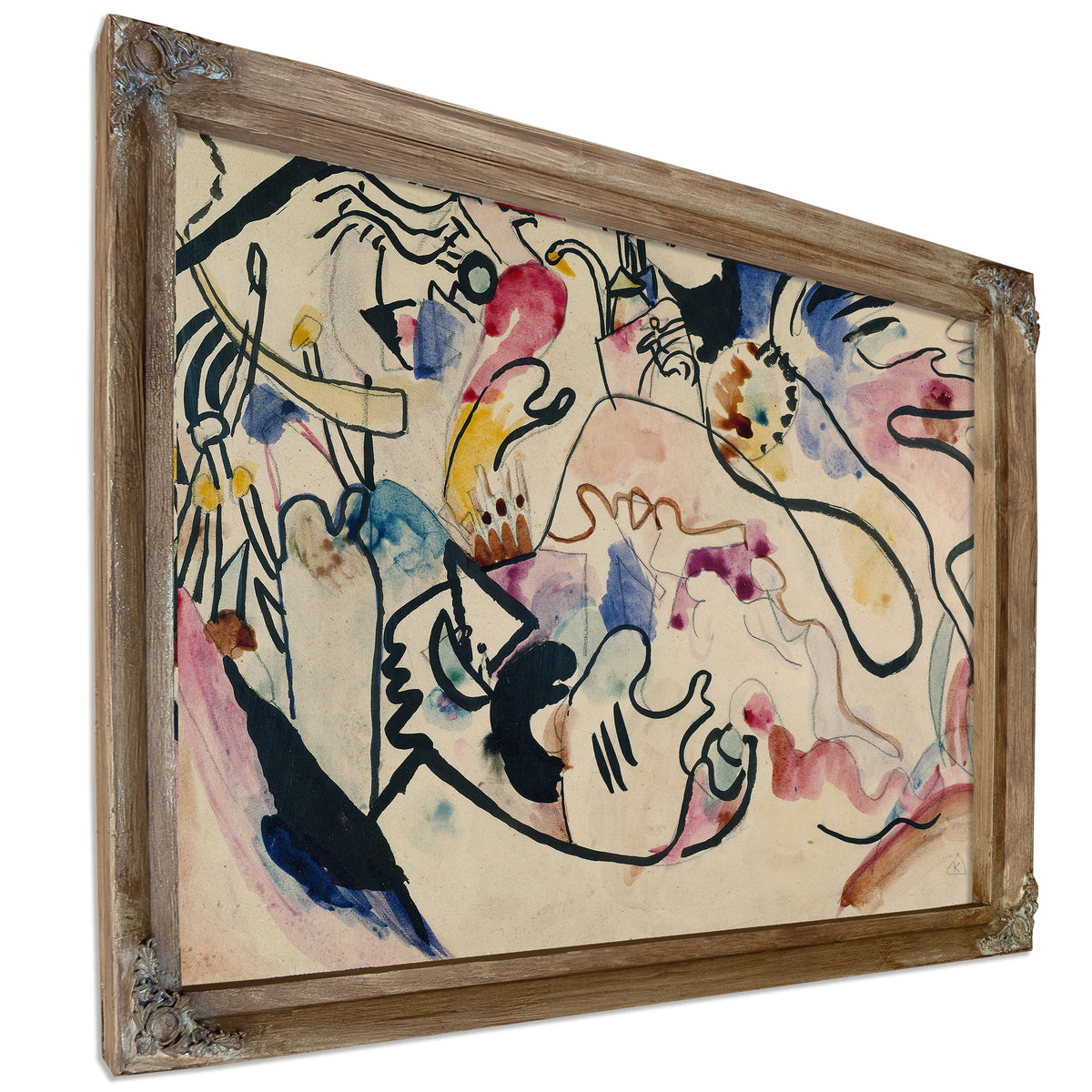 0003 Wassily Kandinsky Aquarell Nr 8 By Wassily Kandinsky