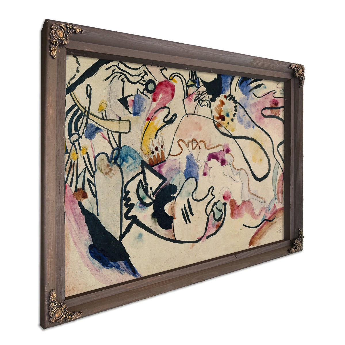 0003 Wassily Kandinsky Aquarell Nr 8 By Wassily Kandinsky
