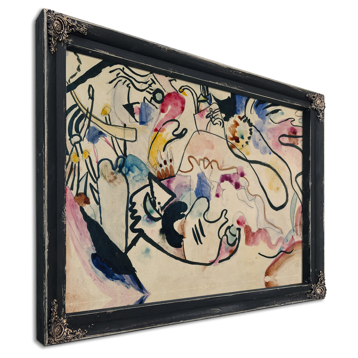 0003 Wassily Kandinsky Aquarell Nr 8 By Wassily Kandinsky