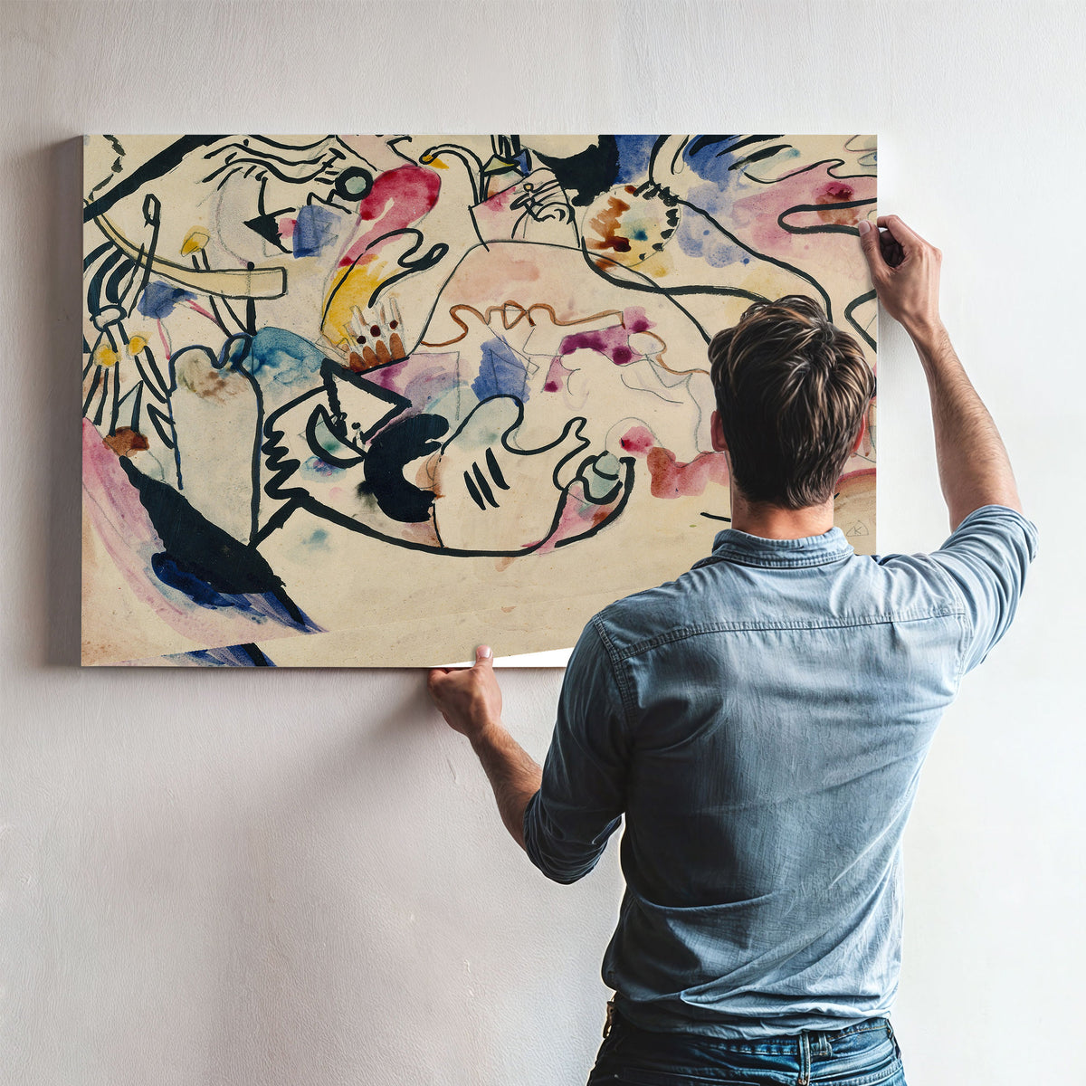 0003 Wassily Kandinsky Aquarell Nr 8 By Wassily Kandinsky