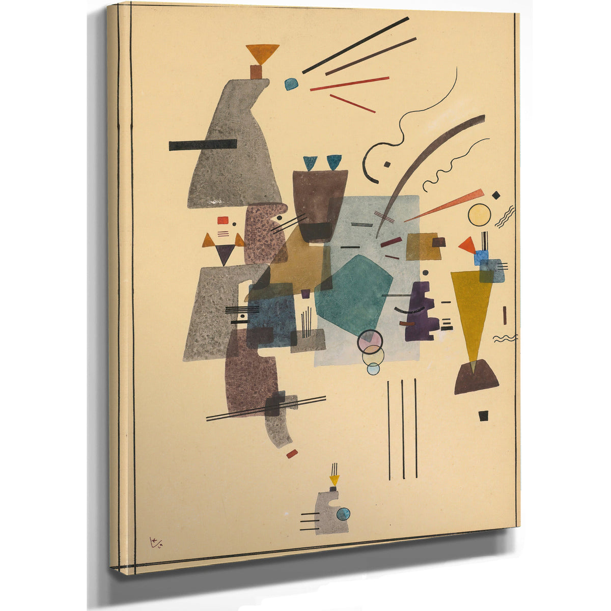 Gewarmtes Kuhl By Wassily Kandinsky