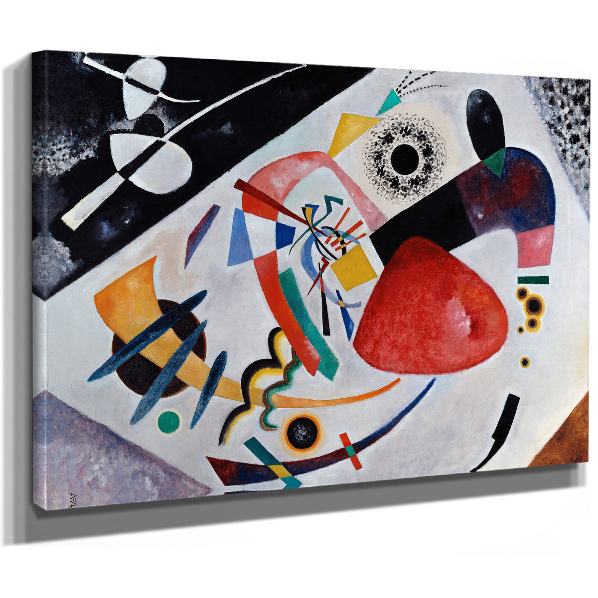 0024 Wassily Kandinsky Red Spot Ii By Wassily Kandinsky