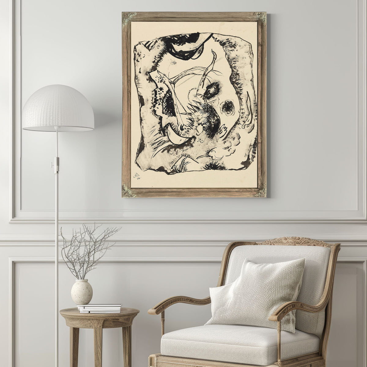 Drawing Bild By Wassily Kandinsky