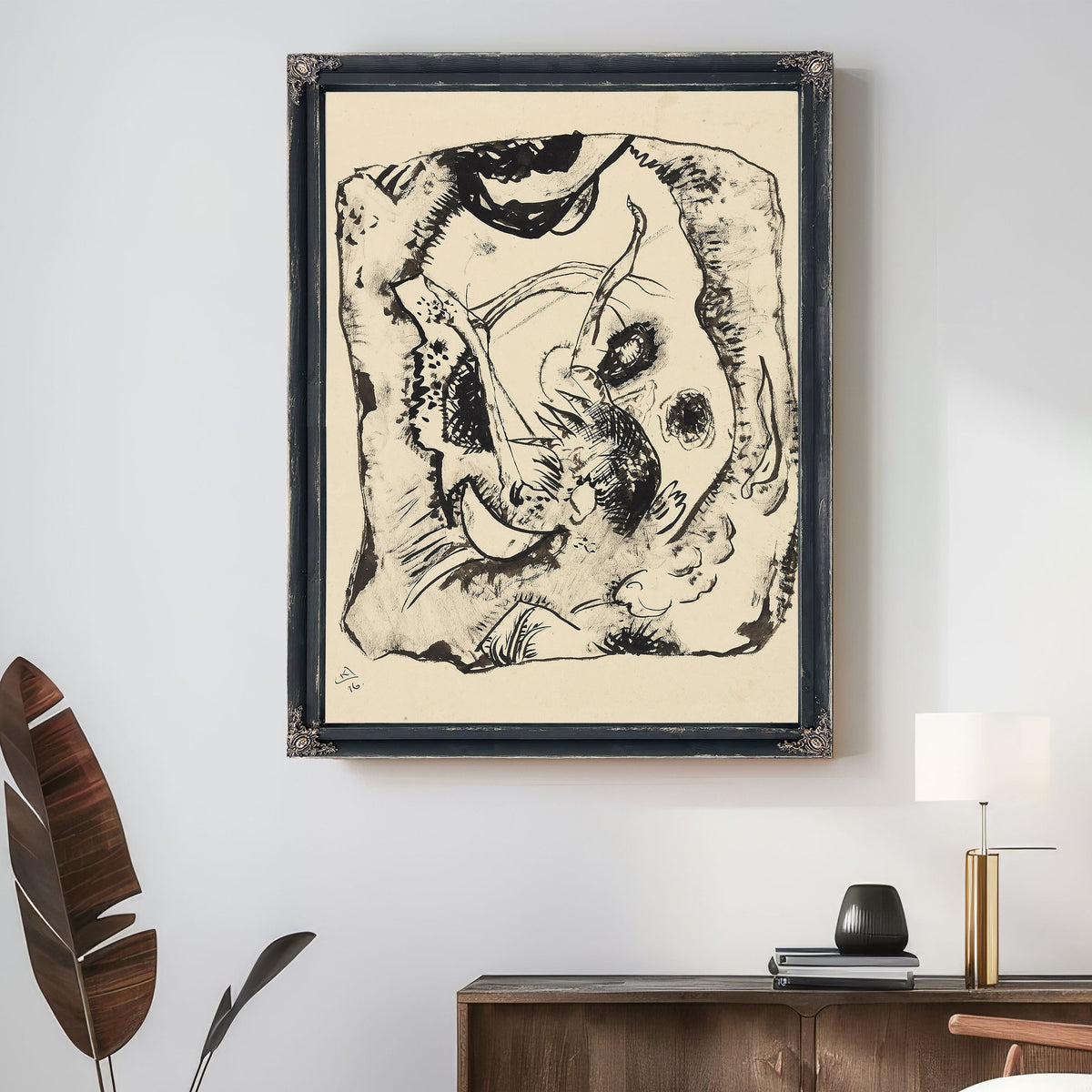 Drawing Bild By Wassily Kandinsky