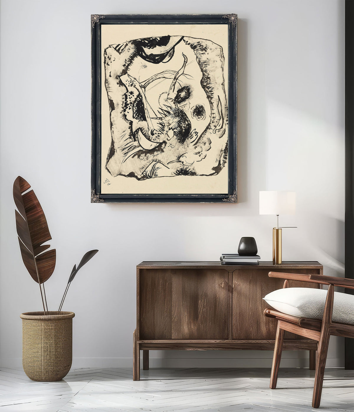 Drawing Bild By Wassily Kandinsky