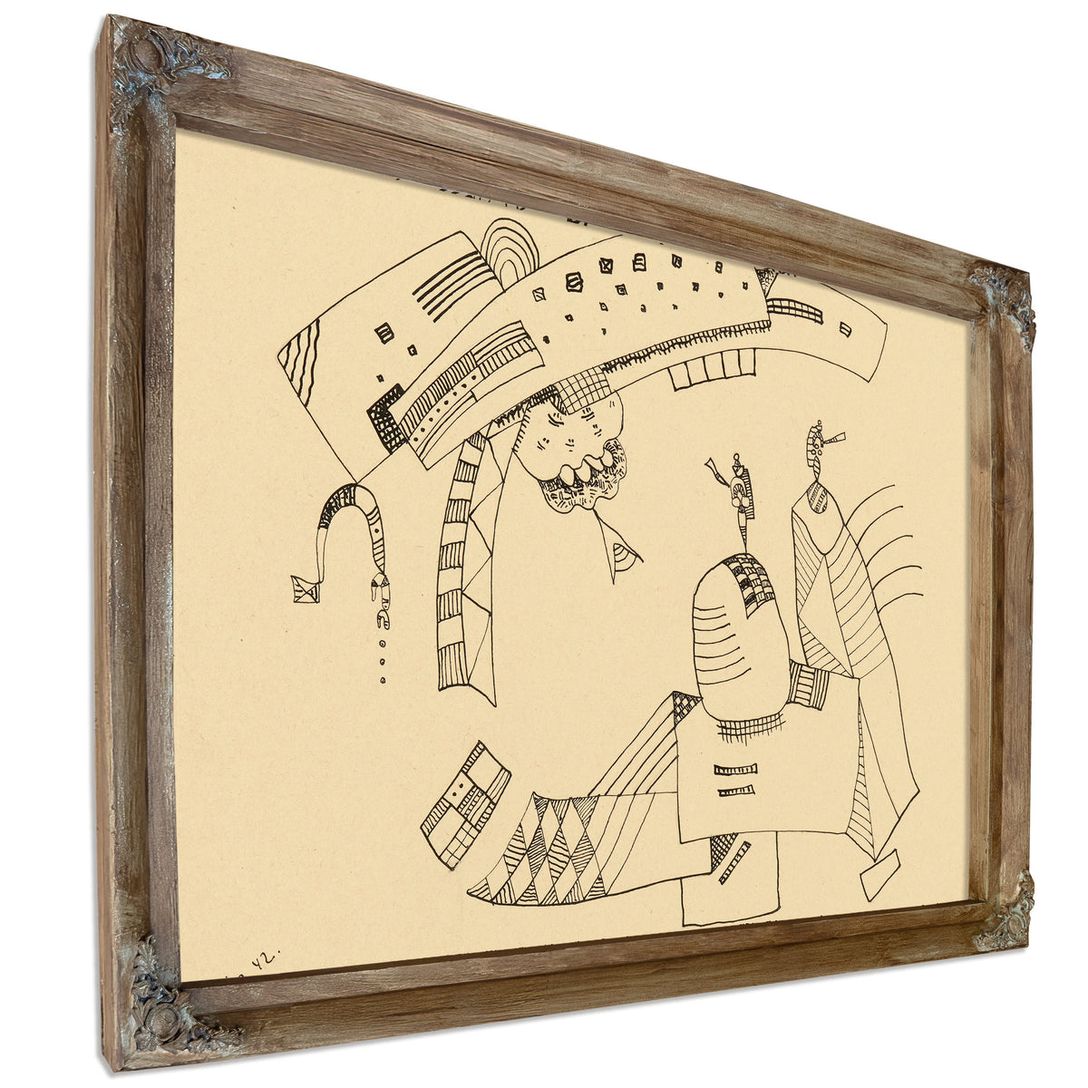 0038 Wassily Kandinsky Zeichnung Zu By Wassily Kandinsky