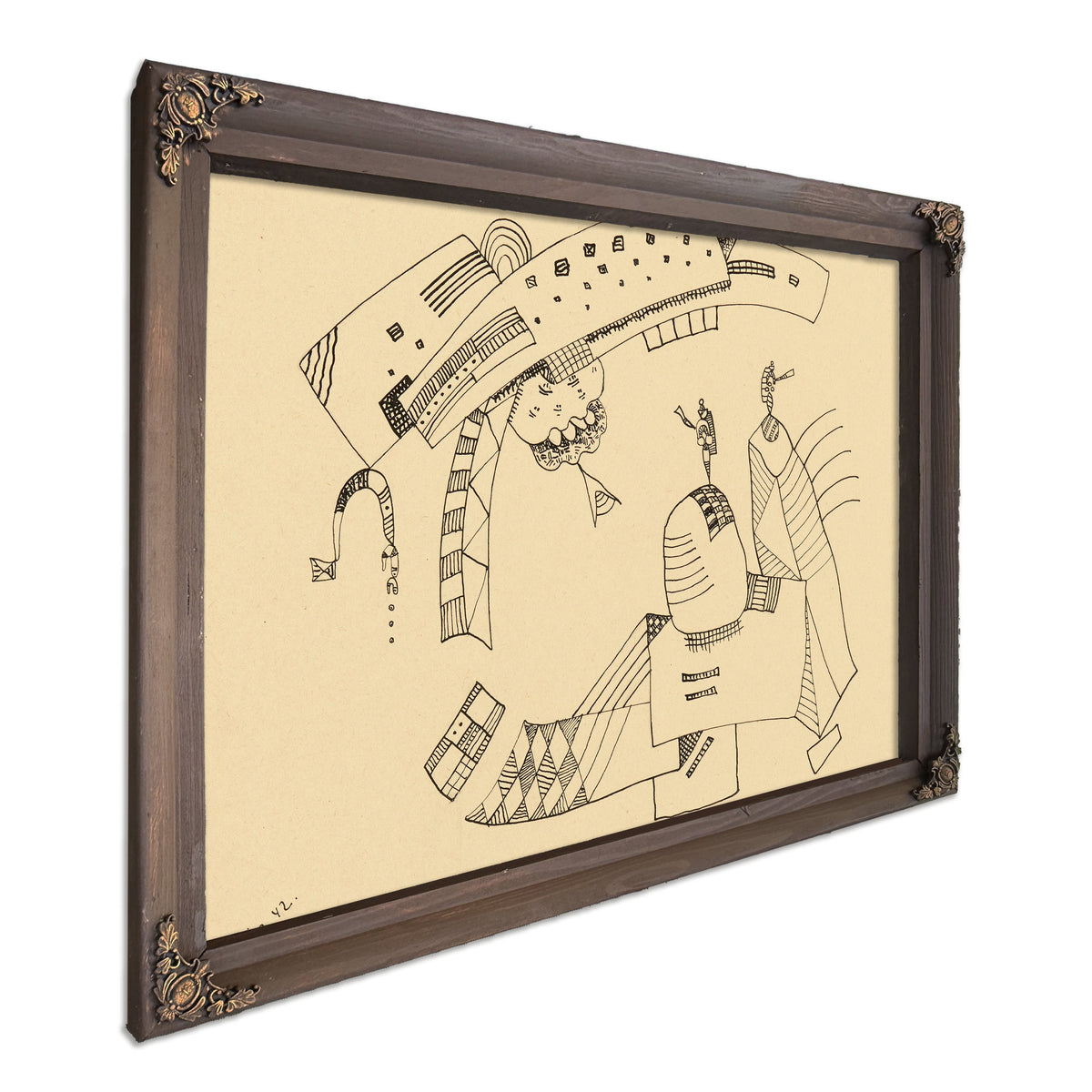 0038 Wassily Kandinsky Zeichnung Zu By Wassily Kandinsky