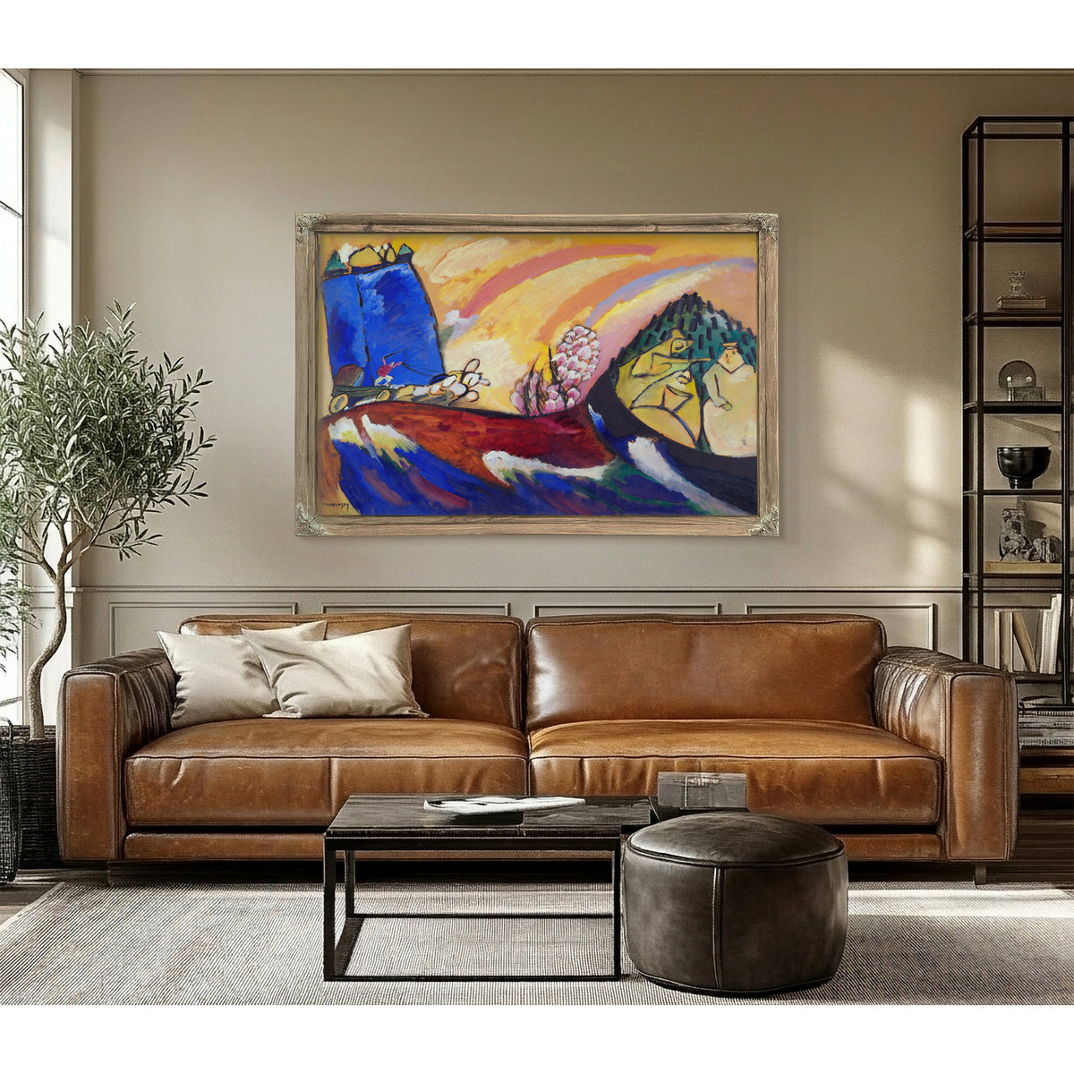 0050 Wassily Kandinsky Painting Troika By Wassily Kandinsky