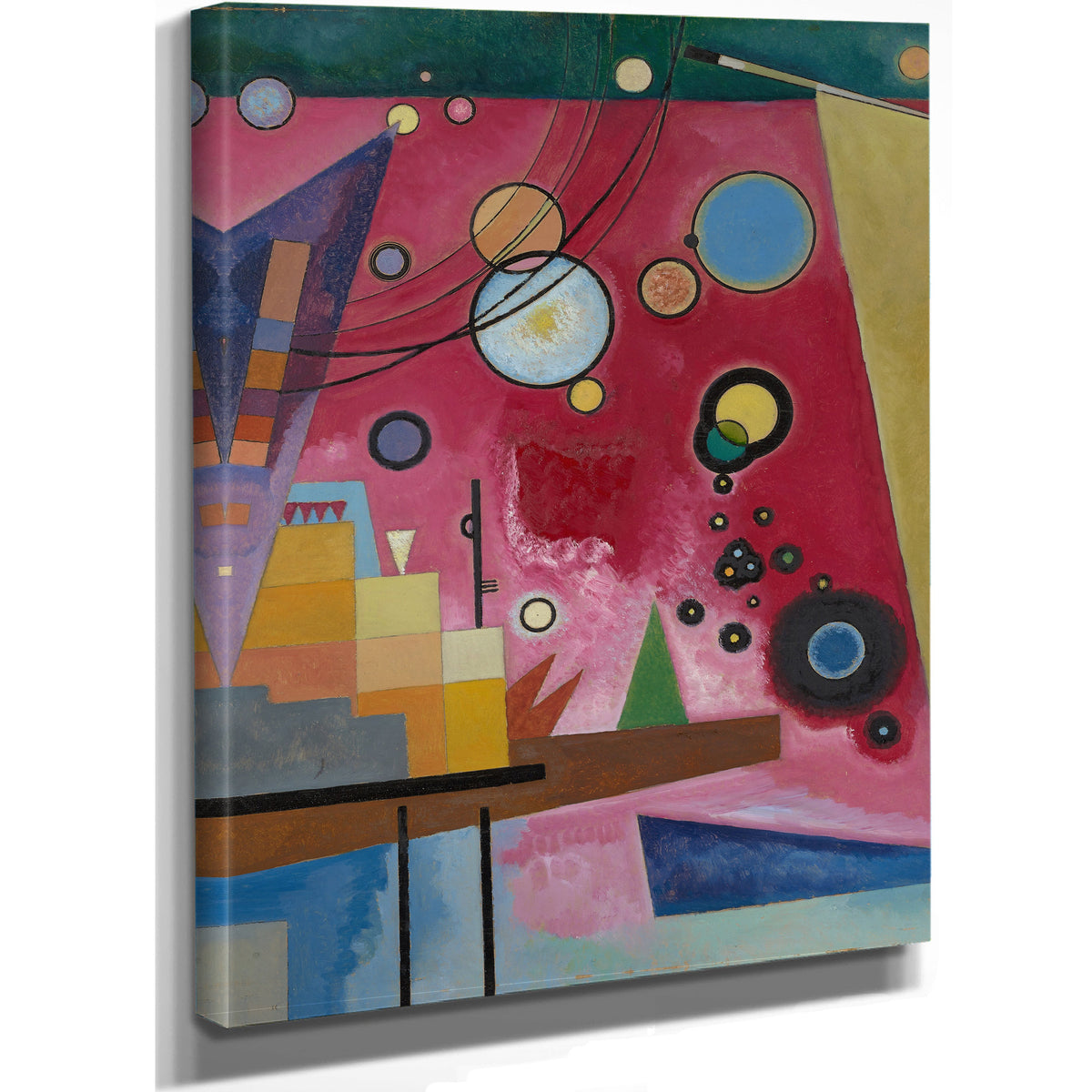 Heavy Red By Wassily Kandinsky