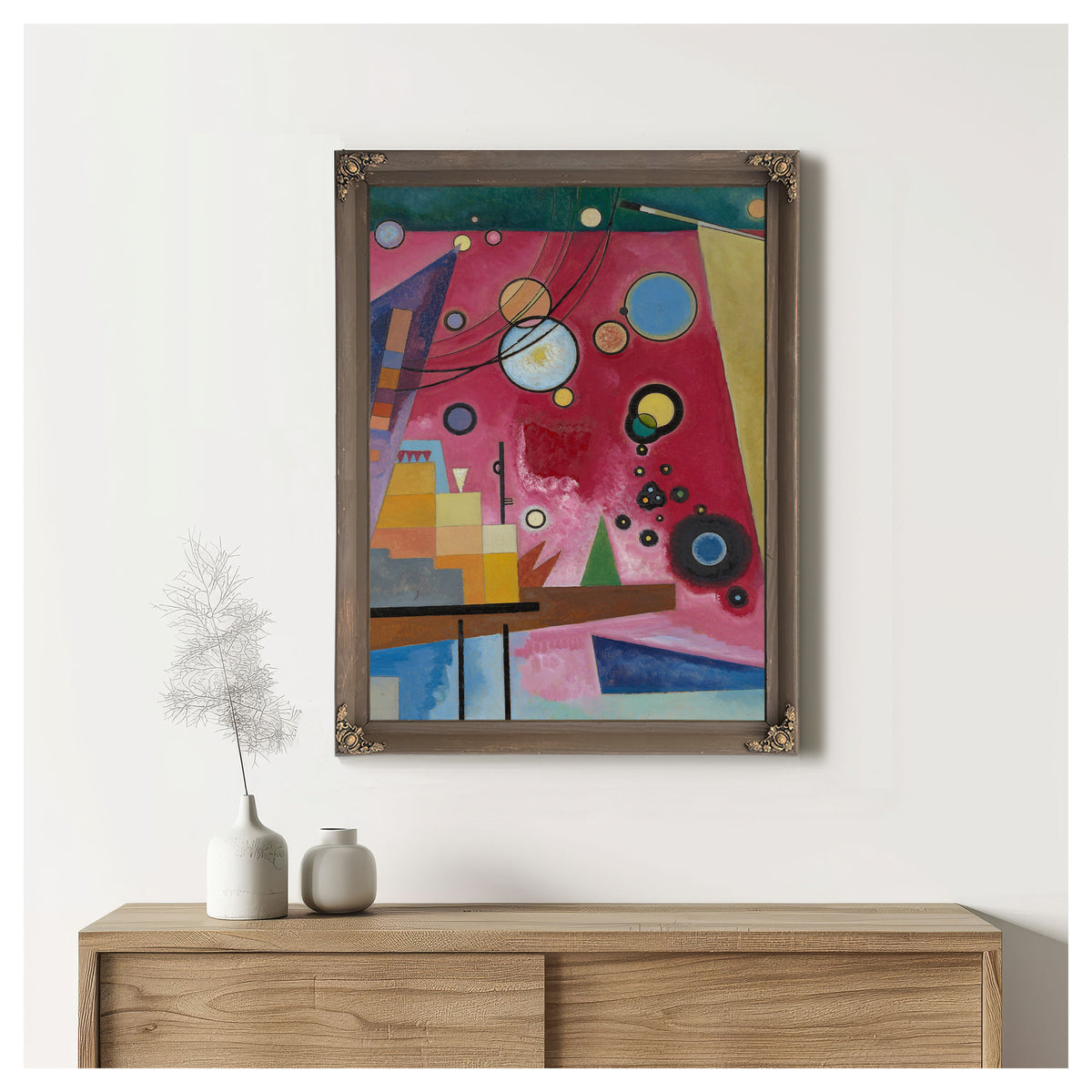 Heavy Red By Wassily Kandinsky