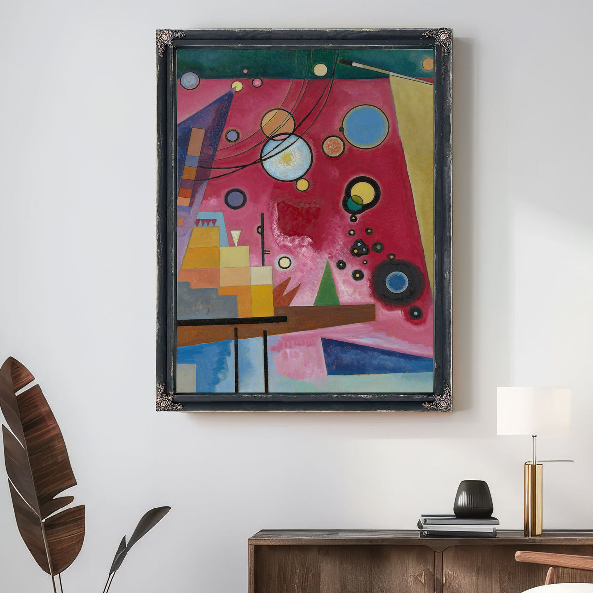 Heavy Red By Wassily Kandinsky