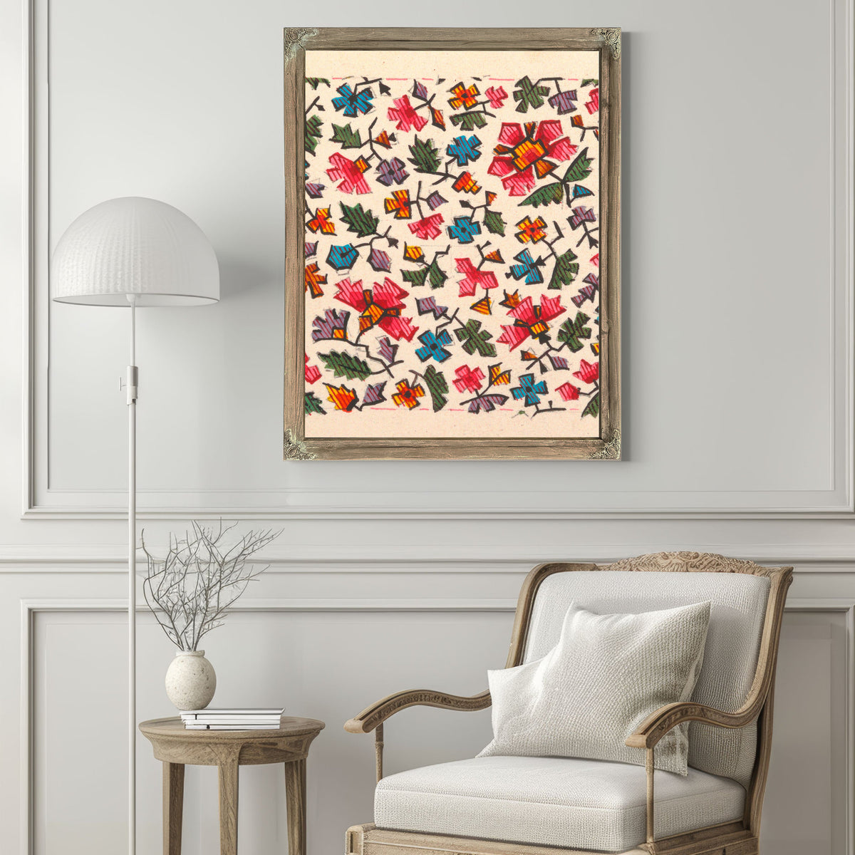 Stylized Floral By Wassily Kandinsky