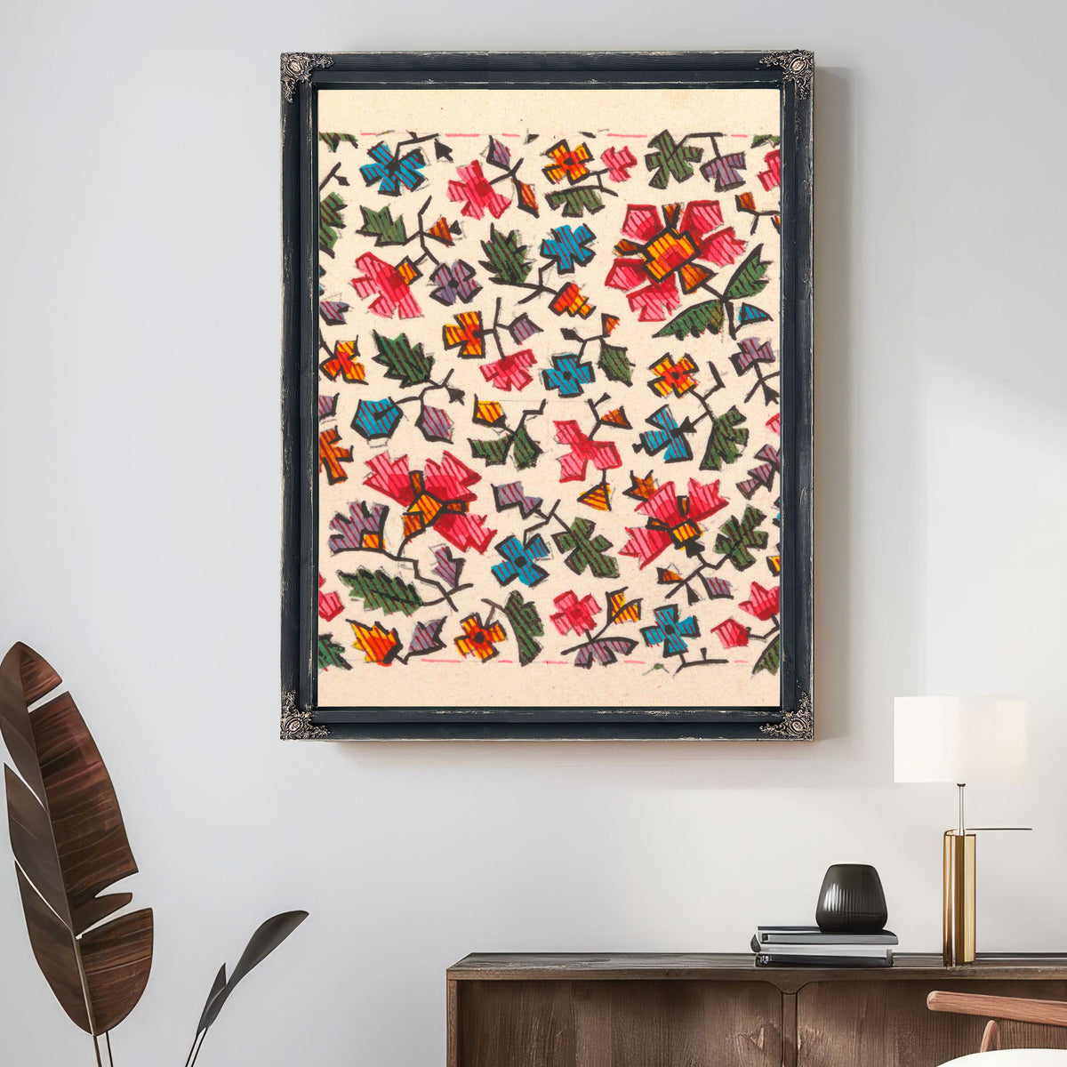 Stylized Floral By Wassily Kandinsky