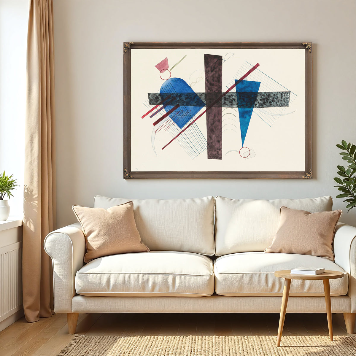 0093 Wassily Kandinsky Blau Rund Und By Wassily Kandinsky