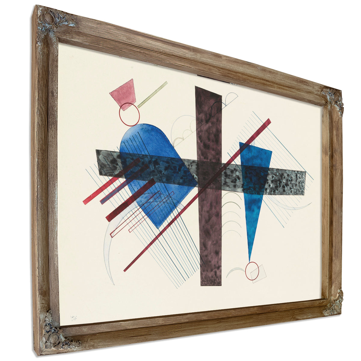 0093 Wassily Kandinsky Blau Rund Und By Wassily Kandinsky