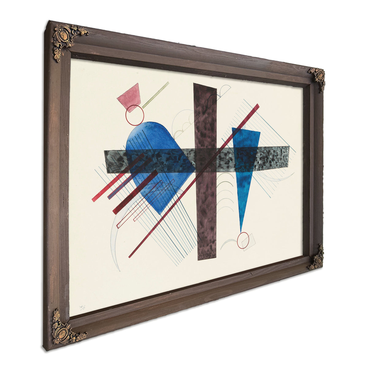 0093 Wassily Kandinsky Blau Rund Und By Wassily Kandinsky