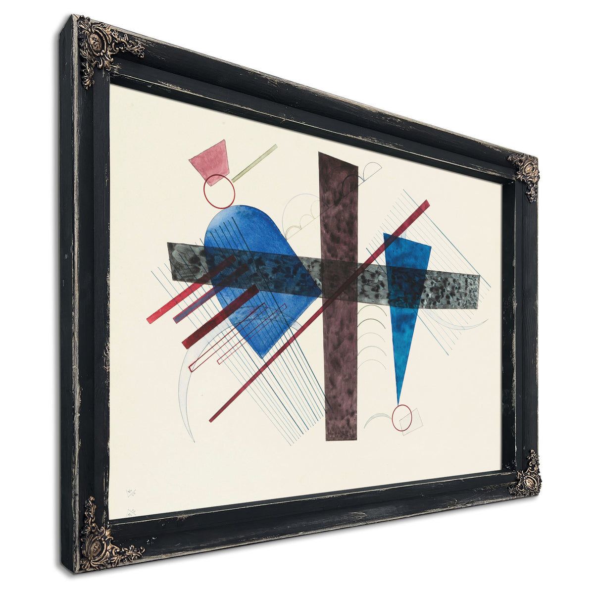 0093 Wassily Kandinsky Blau Rund Und By Wassily Kandinsky