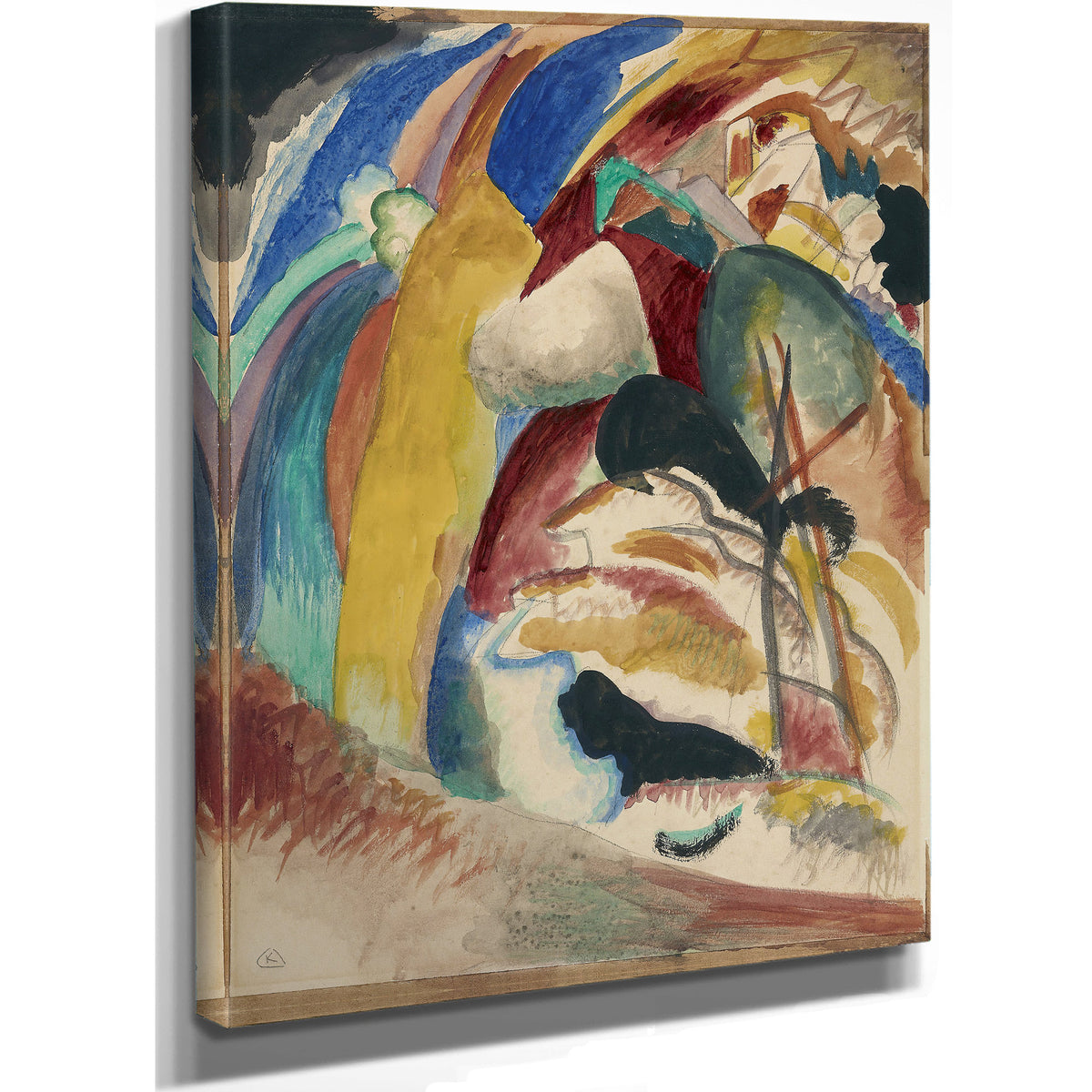 Draft Picture By Wassily Kandinsky