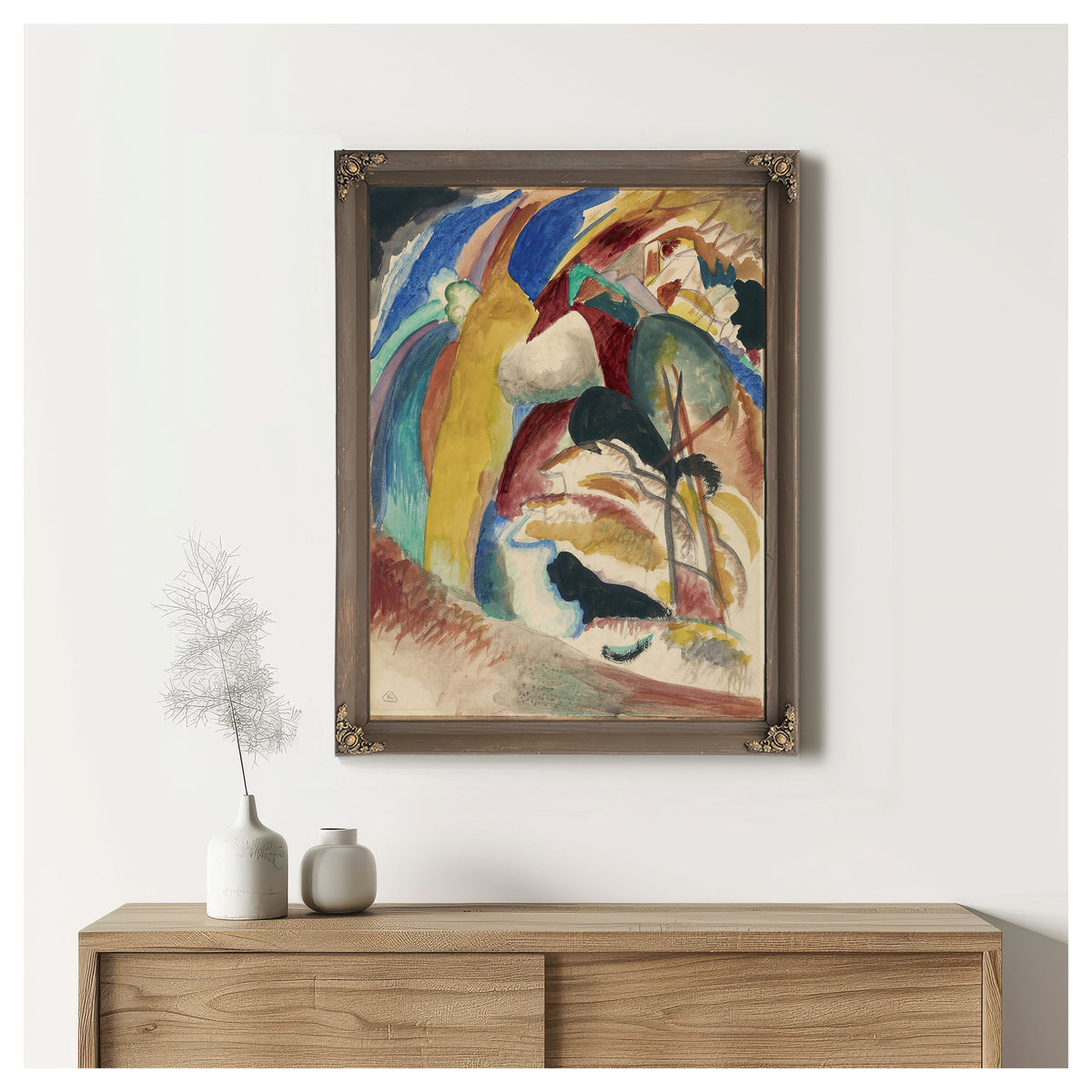 Draft Picture By Wassily Kandinsky