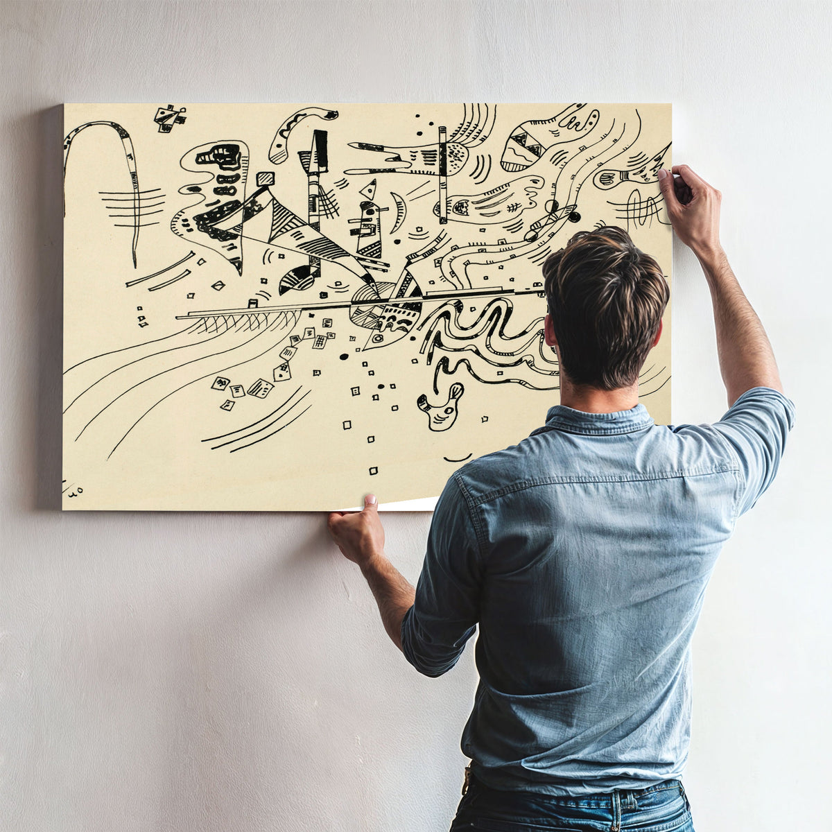 0096 Wassily Kandinsky Ohne Titel 51 By Wassily Kandinsky